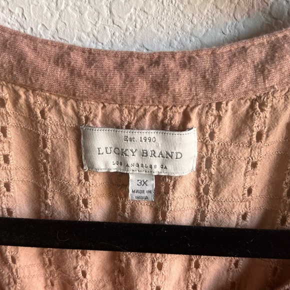 LUCKY BRAND 3X tank top boho - Picture 7 of 8